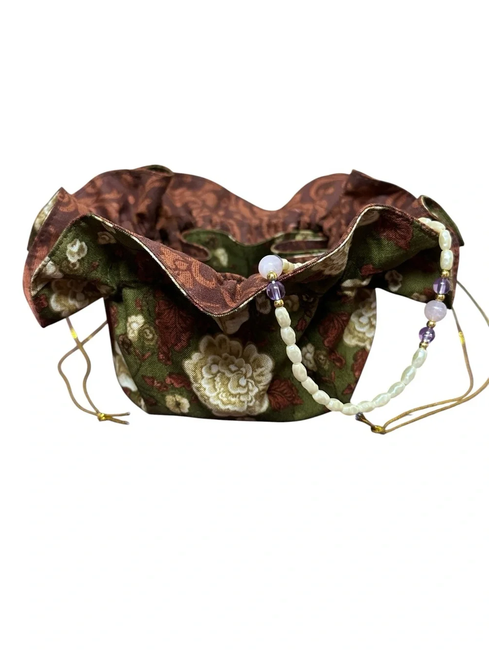 Jewelry Travel Drawstring Cinch Bag